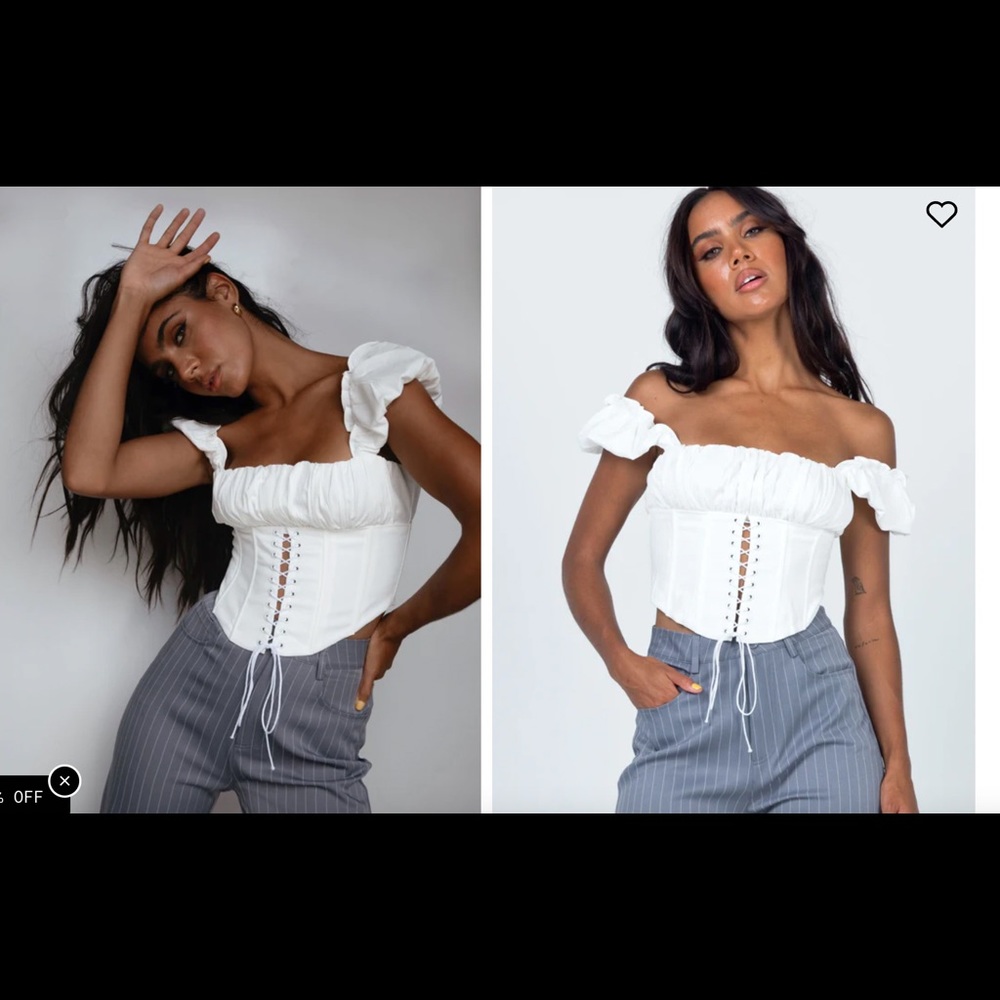 Princess Polly Harry corset top NWT size 12